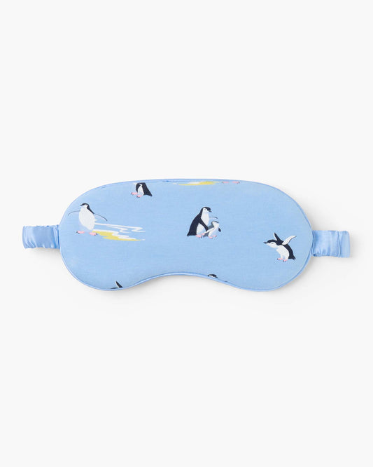 WOMENS SUNSET PENGUINS SLEEP MASK
