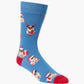 MENS PUG-A LA LA LA BAMBOO SOCK