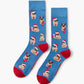 MENS PUG-A LA LA LA BAMBOO SOCK
