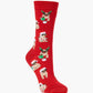 WOMENS PUG-A LA LA LA BAMBOO SOCK