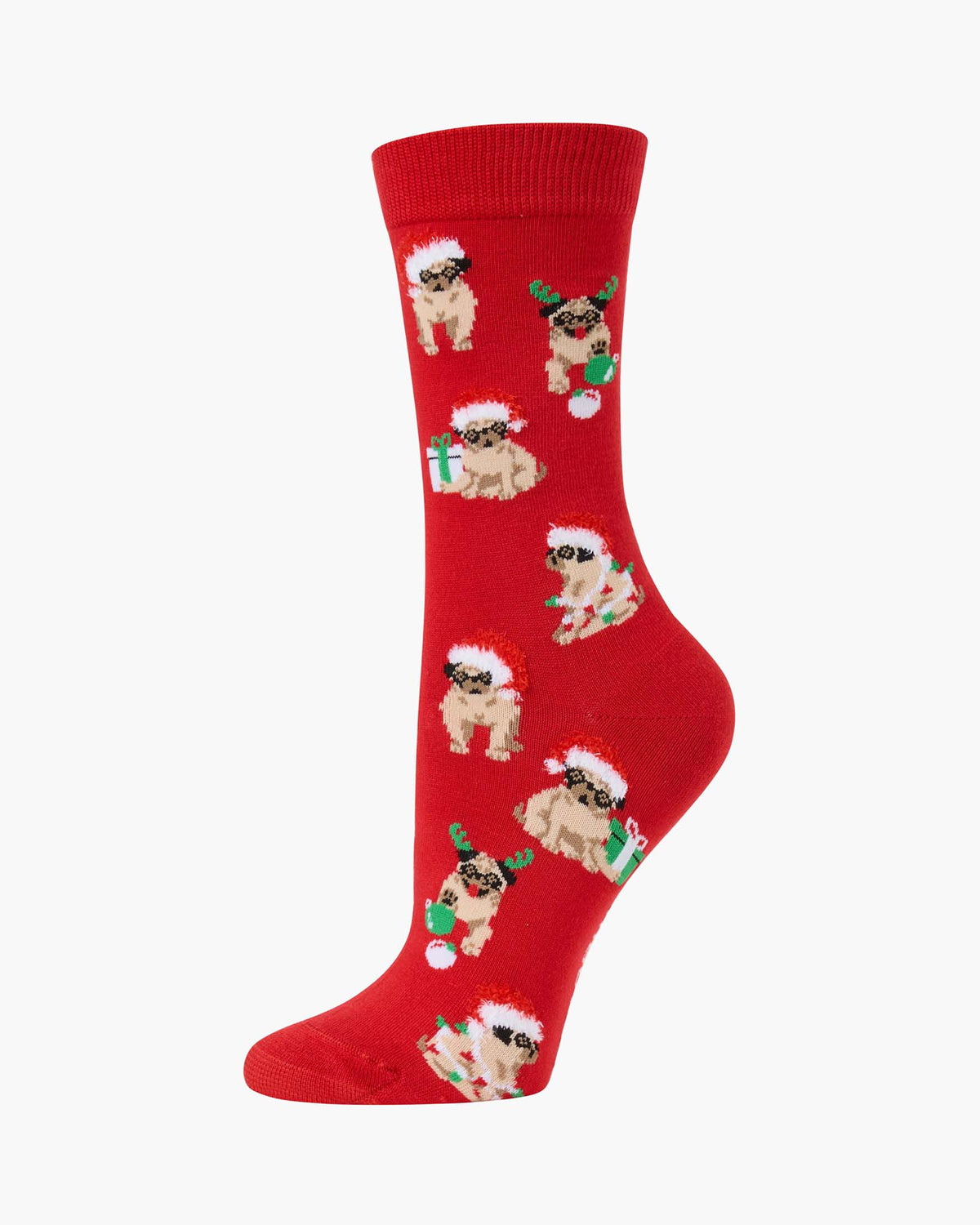 WOMENS PUG-A LA LA LA BAMBOO SOCK
