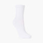 WOMENS QUARTER CREW WATTLE BAMBOO SOCK