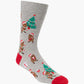 MENS QUOKKIN ROUND THE XMAS TREE BAMBOO SOCK