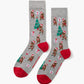 MENS QUOKKIN ROUND THE XMAS TREE BAMBOO SOCK