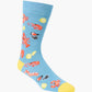MENS SHELL YEAH BAMBOO SOCK