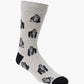 MENS SILVERBACK GORILLA BAMBOO SOCK