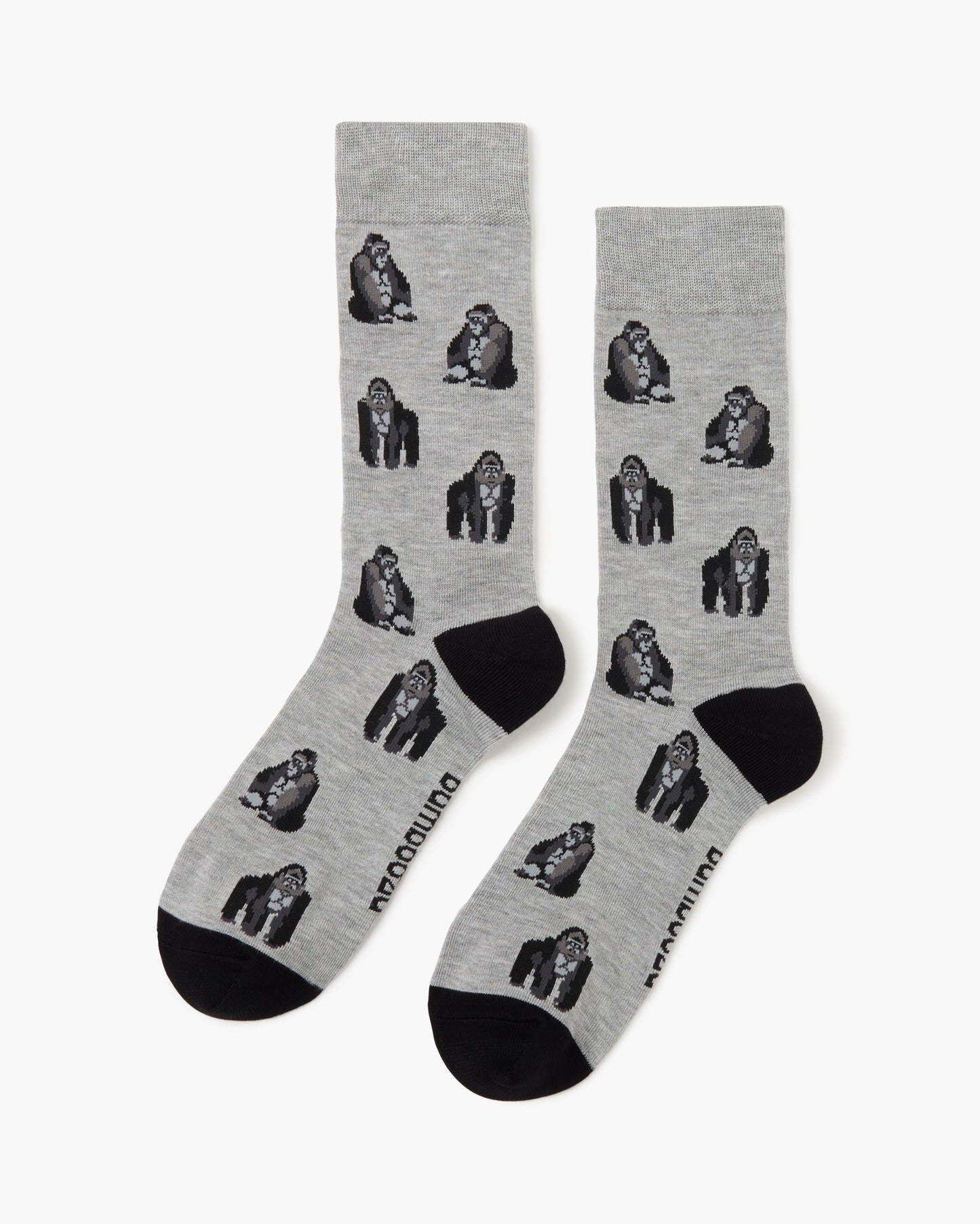MENS SILVERBACK GORILLA BAMBOO SOCK