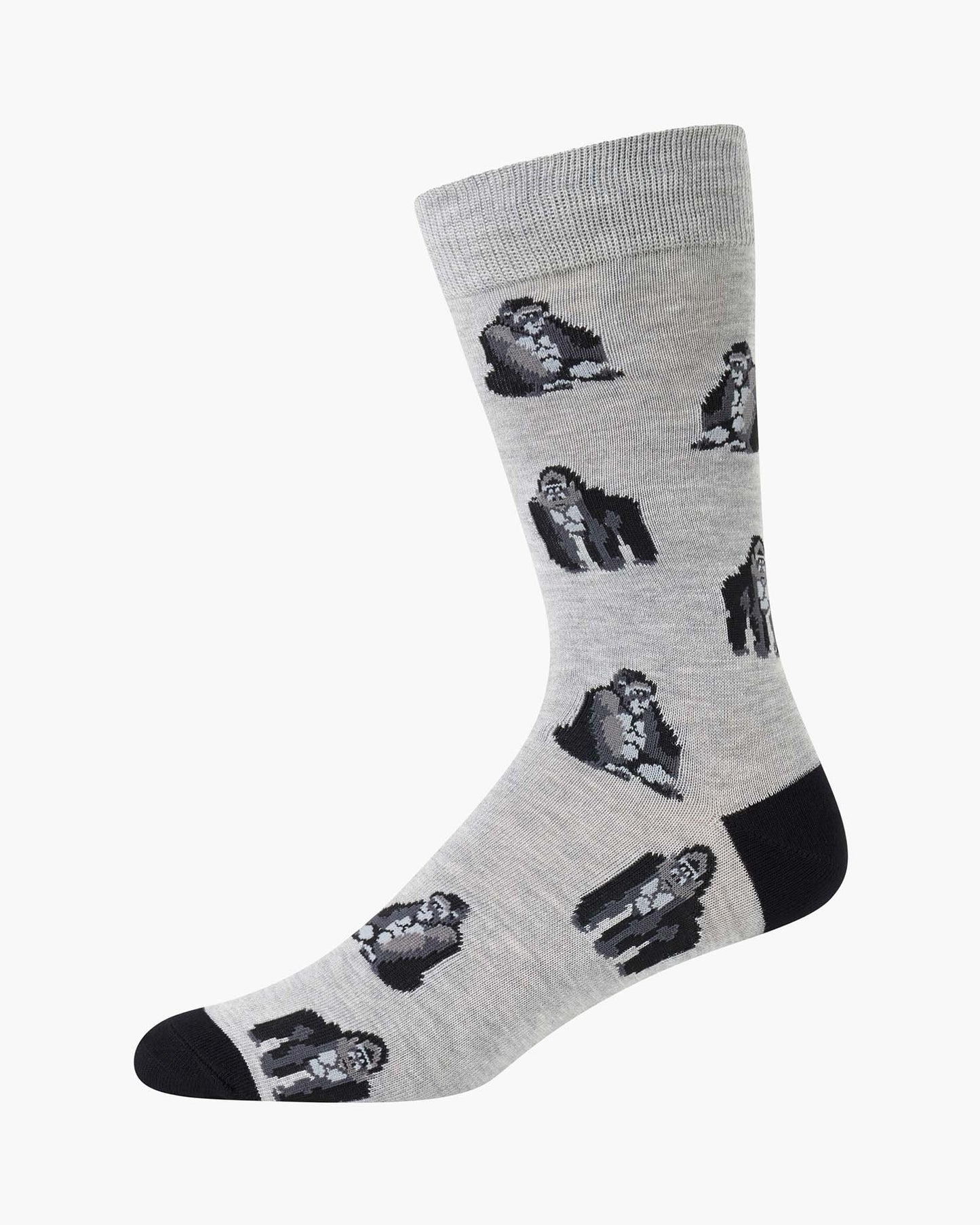MENS SILVERBACK GORILLA BAMBOO SOCK