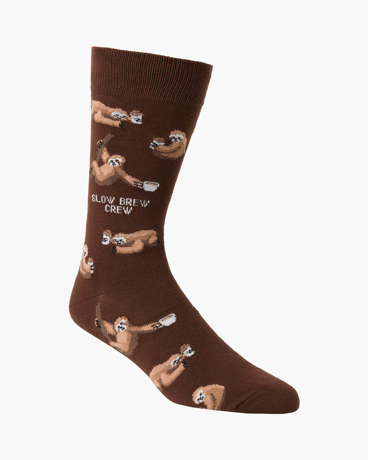 MENS SLOW BREW CREW BAMBOO SOCK
