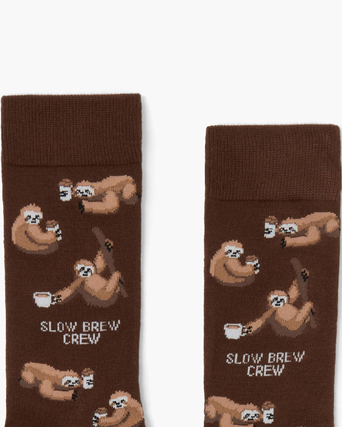 MENS SLOW BREW CREW BAMBOO SOCK