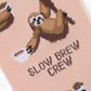 WOMENS SLOW BREW CREW BAMBOO SOCK
