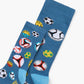 2PK DUO MENS & KIDS SOCCER BAMBOO SOCKS