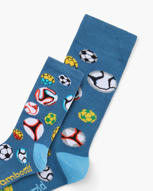 2PK DUO MENS & KIDS SOCCER BAMBOO SOCKS