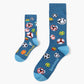 2PK DUO MENS & KIDS SOCCER BAMBOO SOCKS