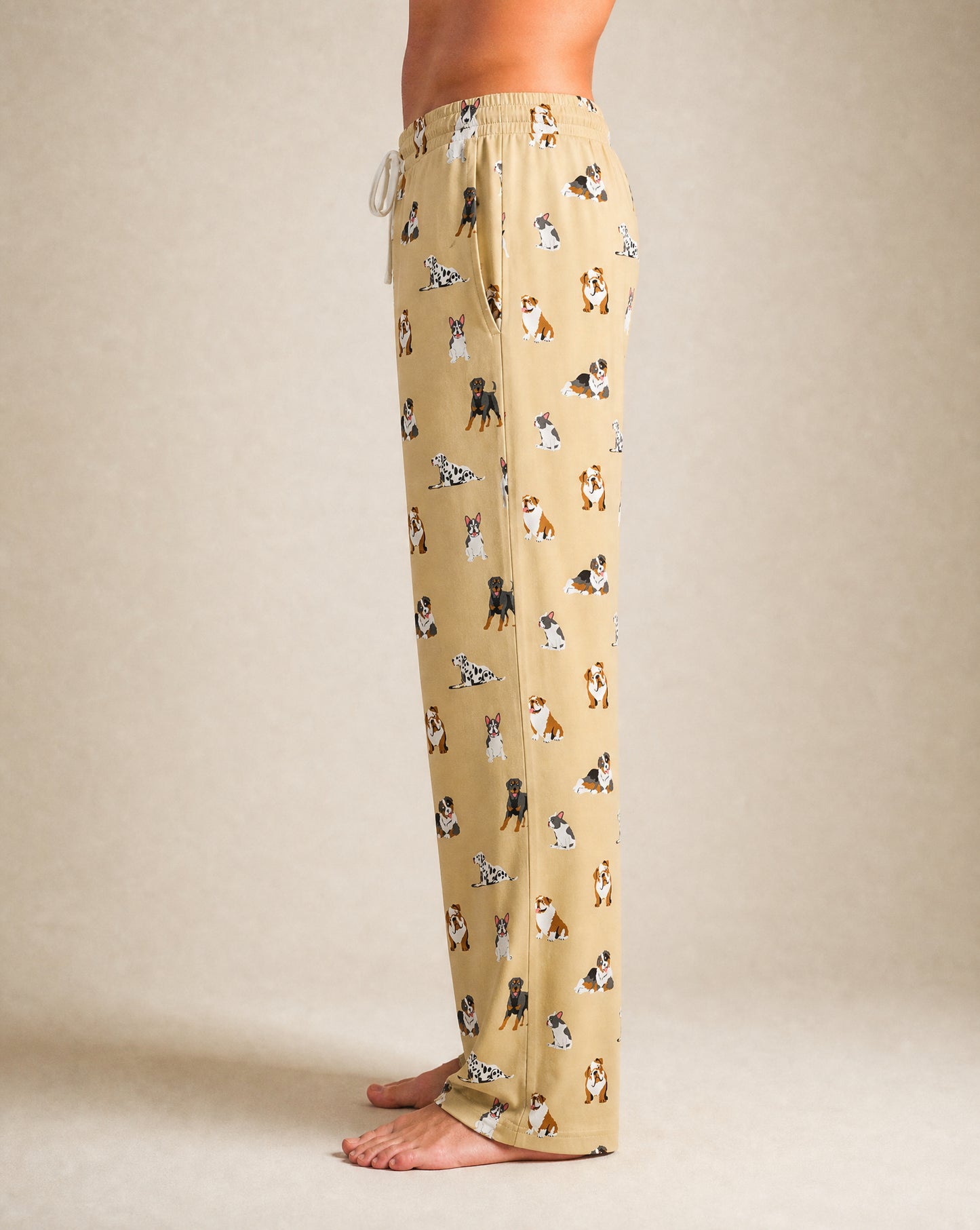 MENS FUR REAL BAMBOO JERSEY SLEEP PANT