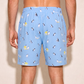 MENS SUNSET PENGUINS BAMBOO JERSEY SLEEP SHORT