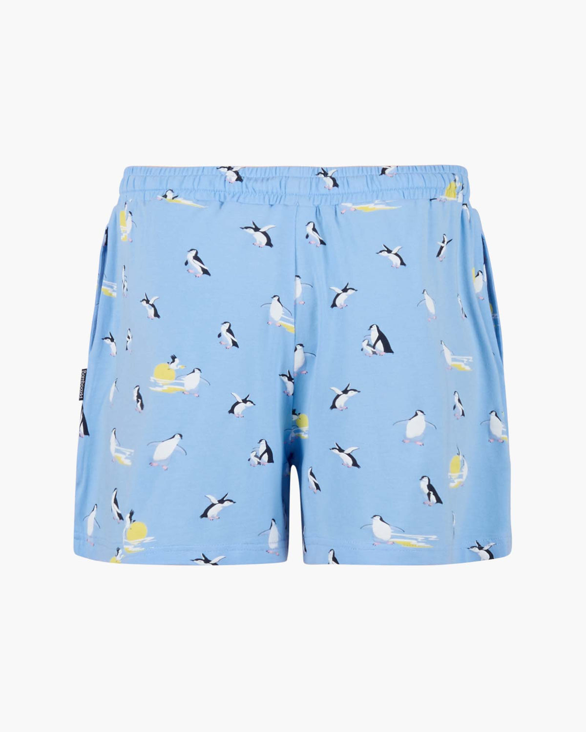 WOMENS SUNSET PENGUINS BAMBOO JERSEY SLEEP SHORT