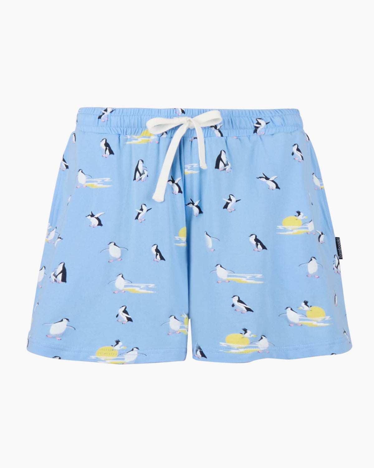 WOMENS SUNSET PENGUINS TEE & SHORT GIFT SET