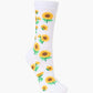 WOMENS SUNFLOWERS BAMBOO SOCK