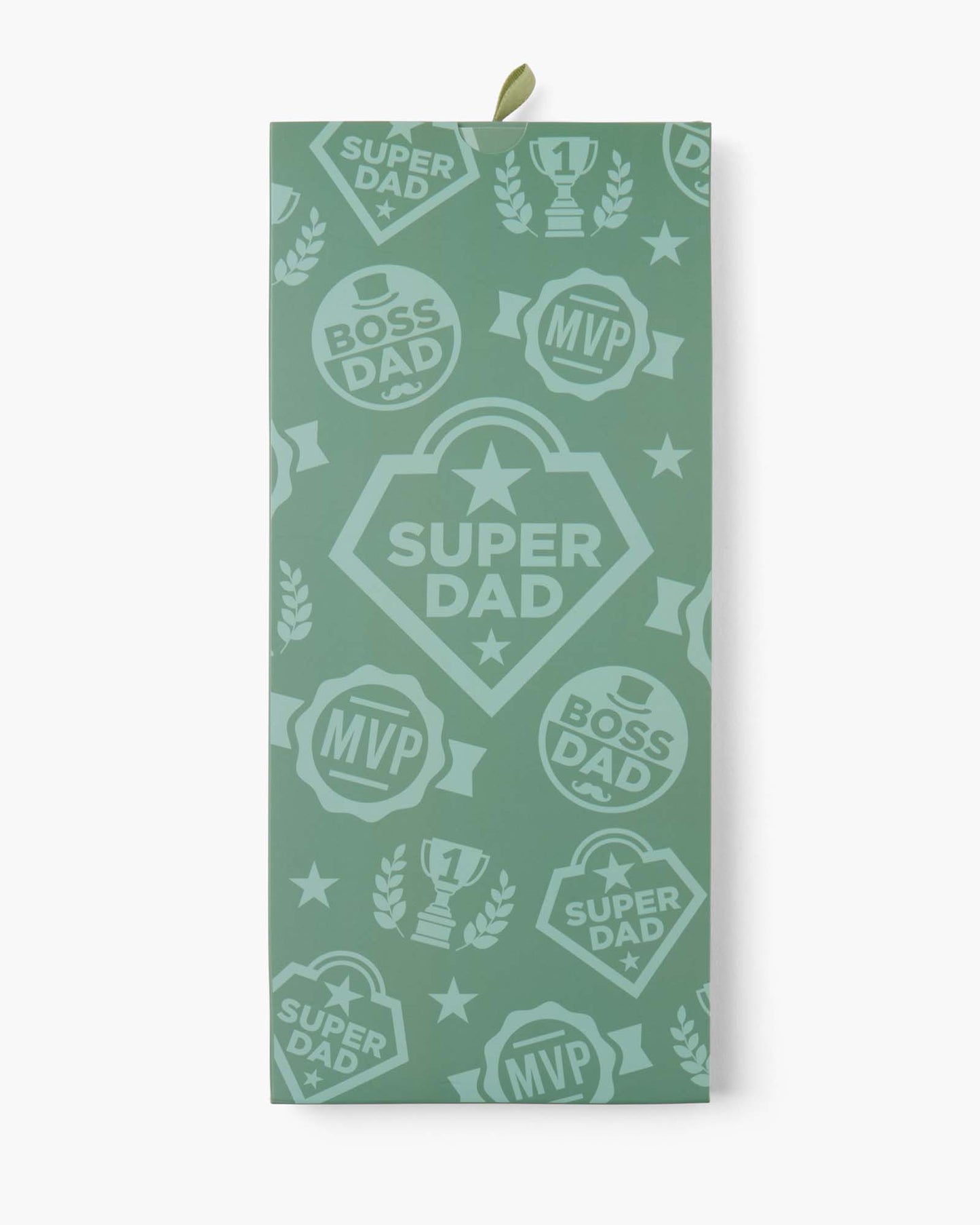 MENS SUPER DAD BAMBOO SOCK CARD