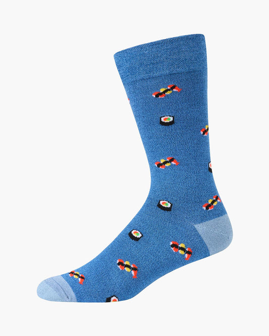 MENS SUSHI COMFORT LOOSE TOP BAMBOO SOCK