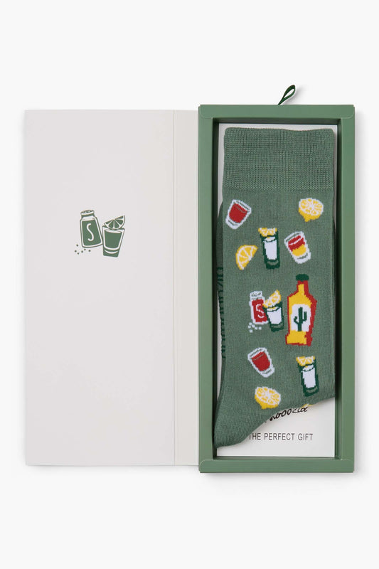 MENS TEQUI-LA-LA-LA BAMBOO SOCK CARD