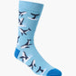 MENS THE BREACHER WHALE BAMBOO SOCK