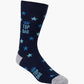 MENS TOP DAD STARS BAMBOO SOCK
