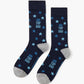 MENS TOP DAD STARS BAMBOO SOCK