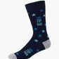 MENS TOP DAD STARS BAMBOO SOCK