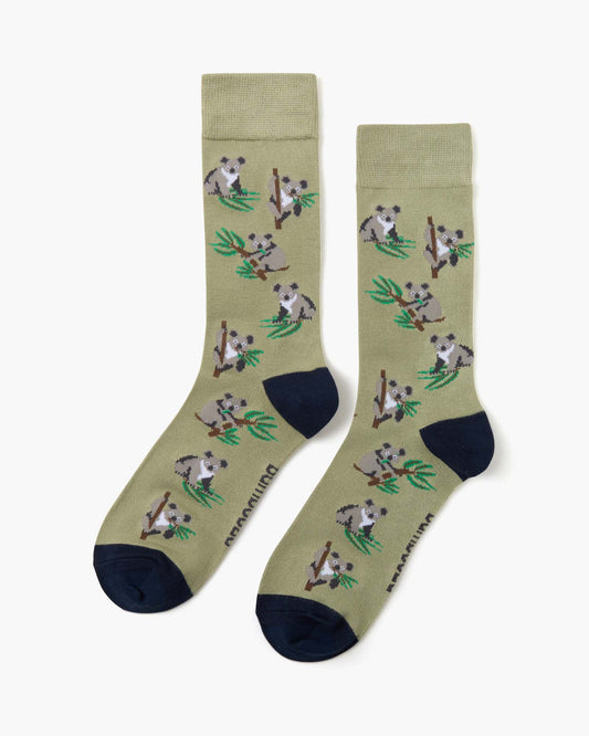 MENS TREE TOP KOALA BAMBOO SOCK