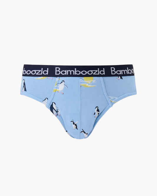 MENS SUNSET PENGUINS BAMBOO BRIEF