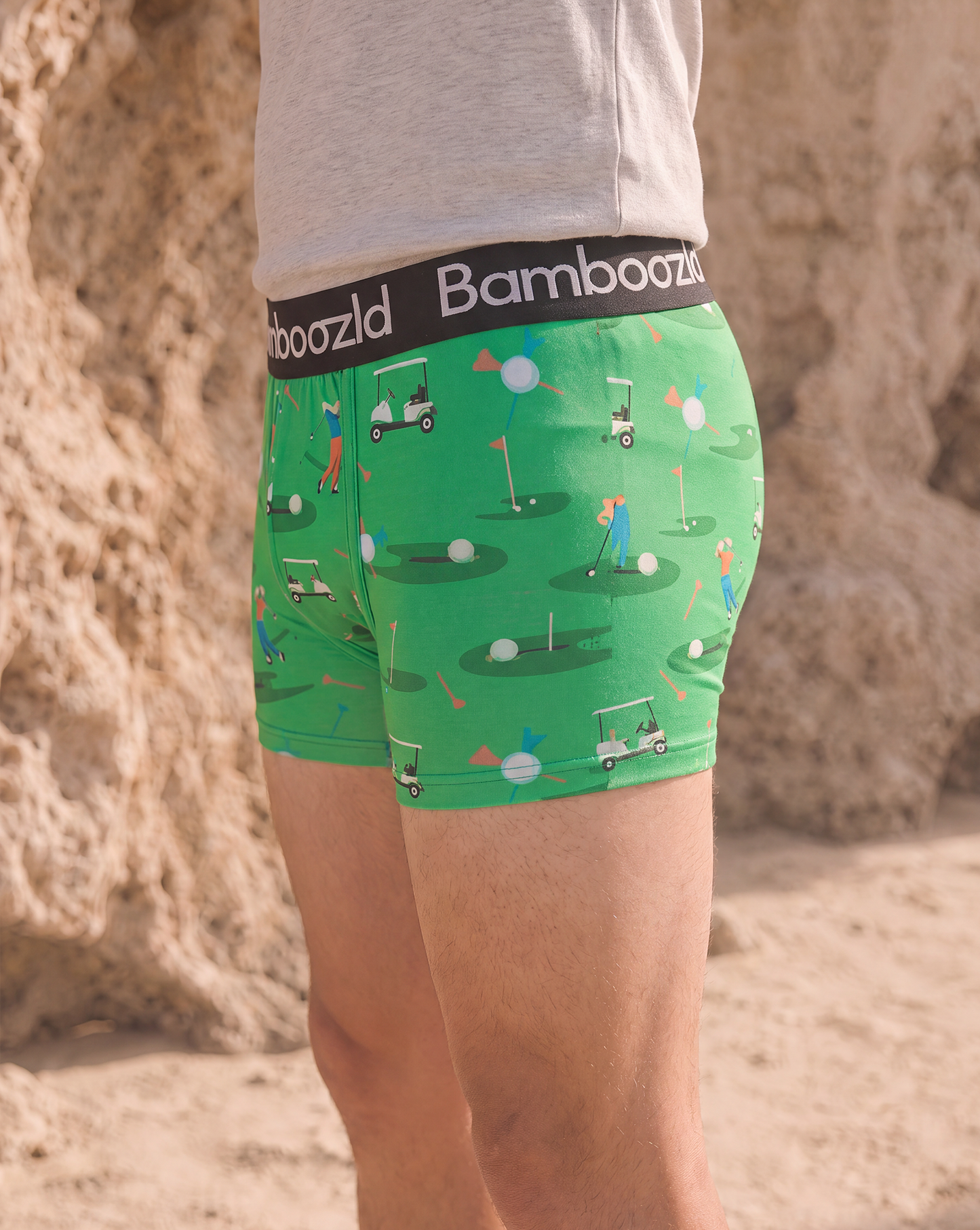 MENS BORN TO BOGEY BAMBOO TRUNK