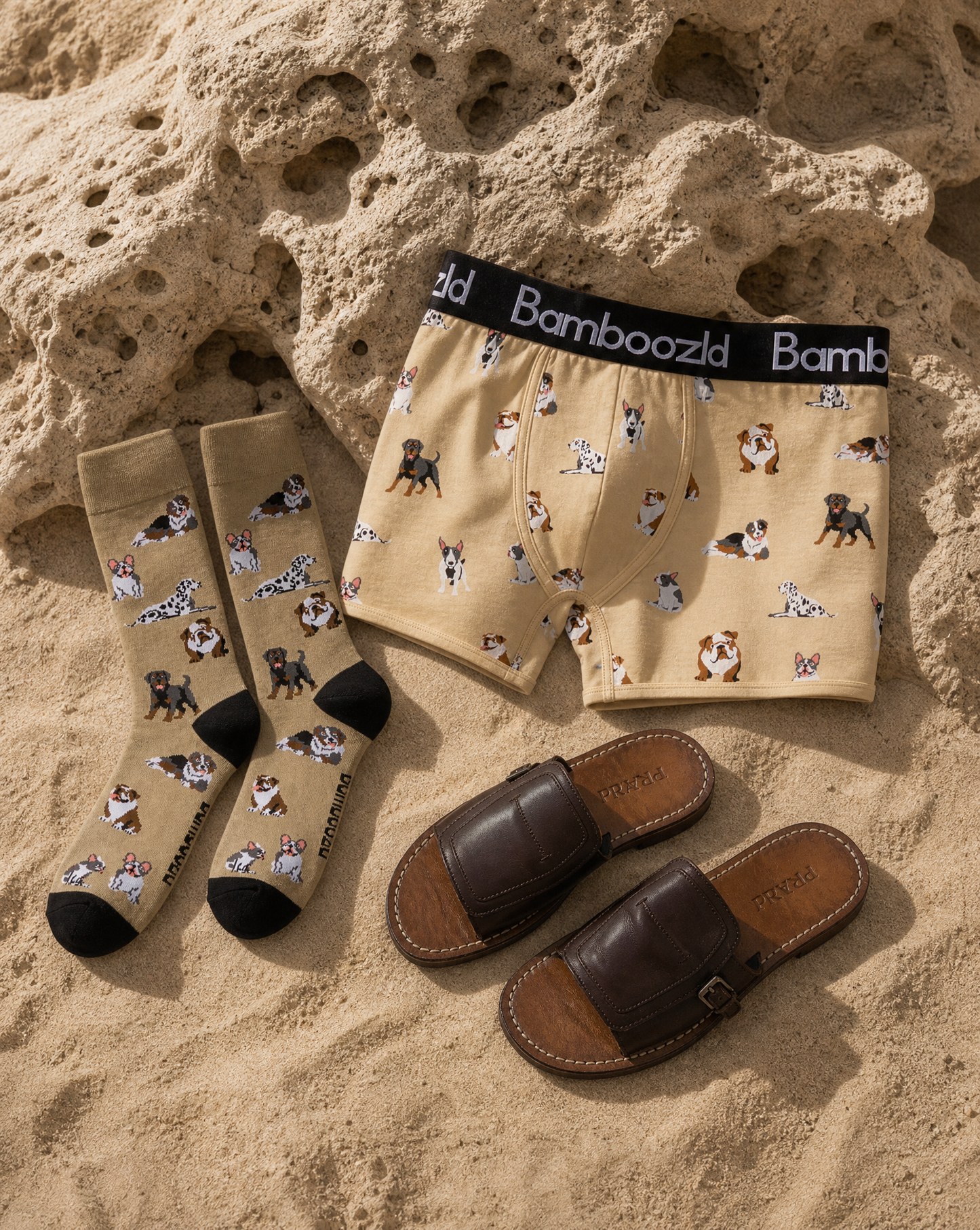 MENS FUR REAL BAMBOO TRUNK
