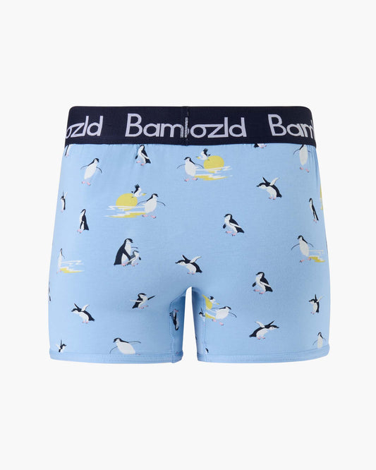 MENS SUNSET PENGUINS BAMBOO TRUNK