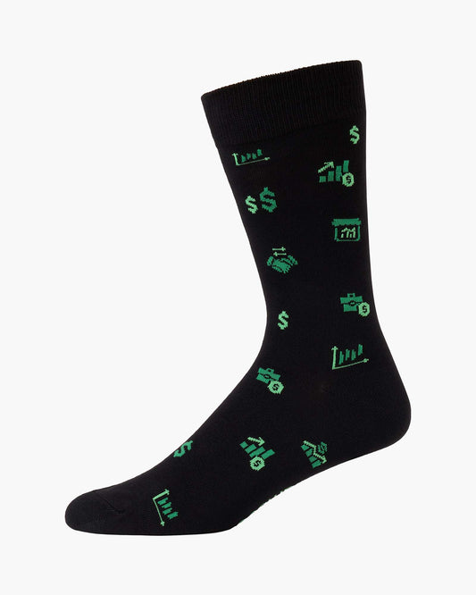 MENS WALL STREET BAMBOO SOCK