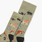 2PK DUO MENS & KIDS WILD THINGS BAMBOO SOCKS