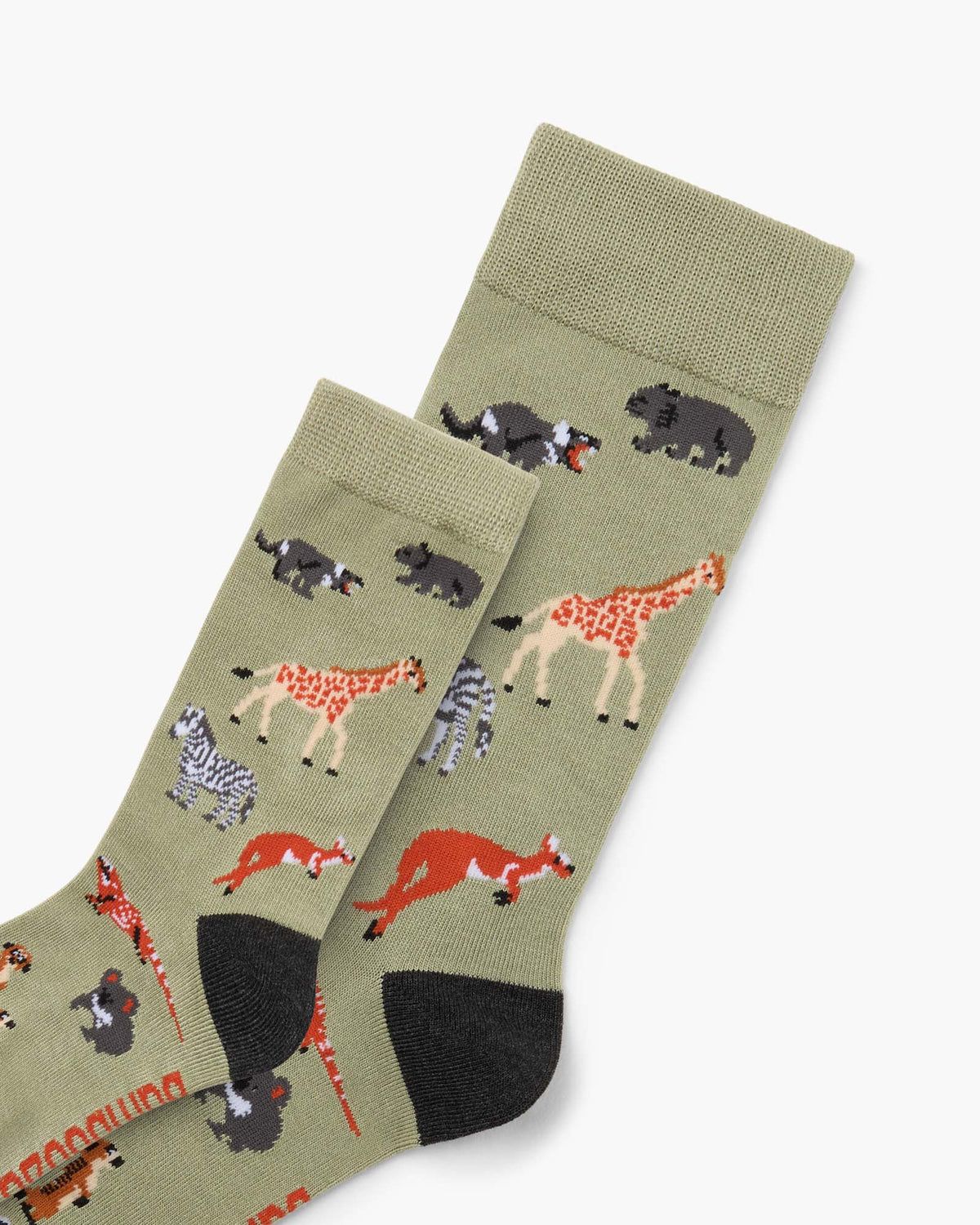 2PK DUO MENS & KIDS WILD THINGS BAMBOO SOCKS