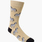 MENS ZEBRA BAMBOO SOCK