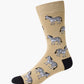 MENS ZEBRA BAMBOO SOCK