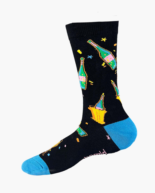 MENS LET'S CELEBRATE BAMBOO SOCK