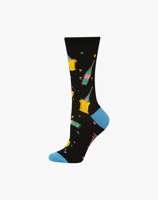 WOMENS LET'S CELEBRATE BAMBOO SOCK