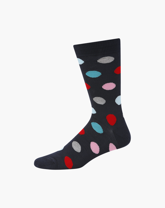 MENS SPOTS BAMBOO SOCK