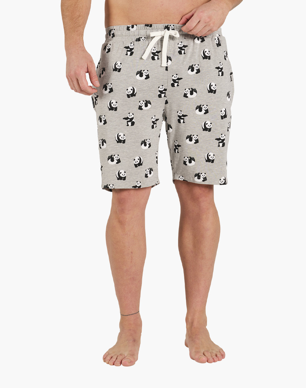 MENS PANDA BAMBOO JERSEY SLEEP SHORT