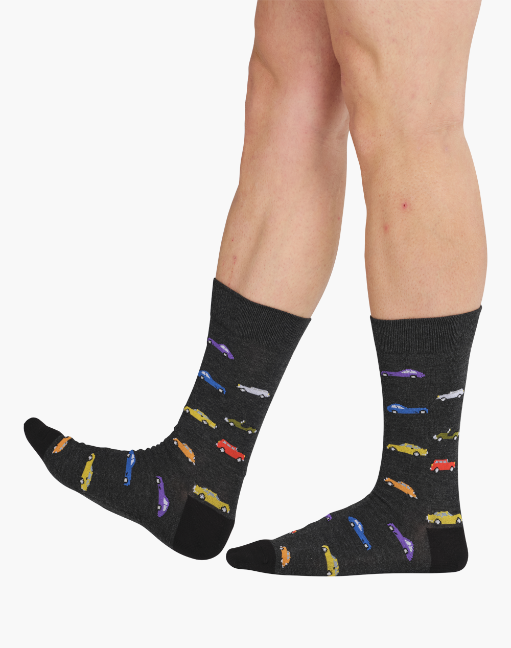 MENS VINTAGE CARS BAMBOO SOCK
