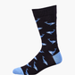MENS WHALE BAMBOO SOCK
