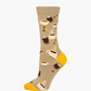 WOMENS COFFEE BEANS BAMBOO SOCK