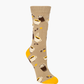 WOMENS COFFEE BEANS BAMBOO SOCK