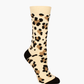 WOMENS CHEETAH BAMBOO SOCK