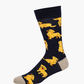 MENS GOLDEN RETRIEVER BAMBOO SOCK